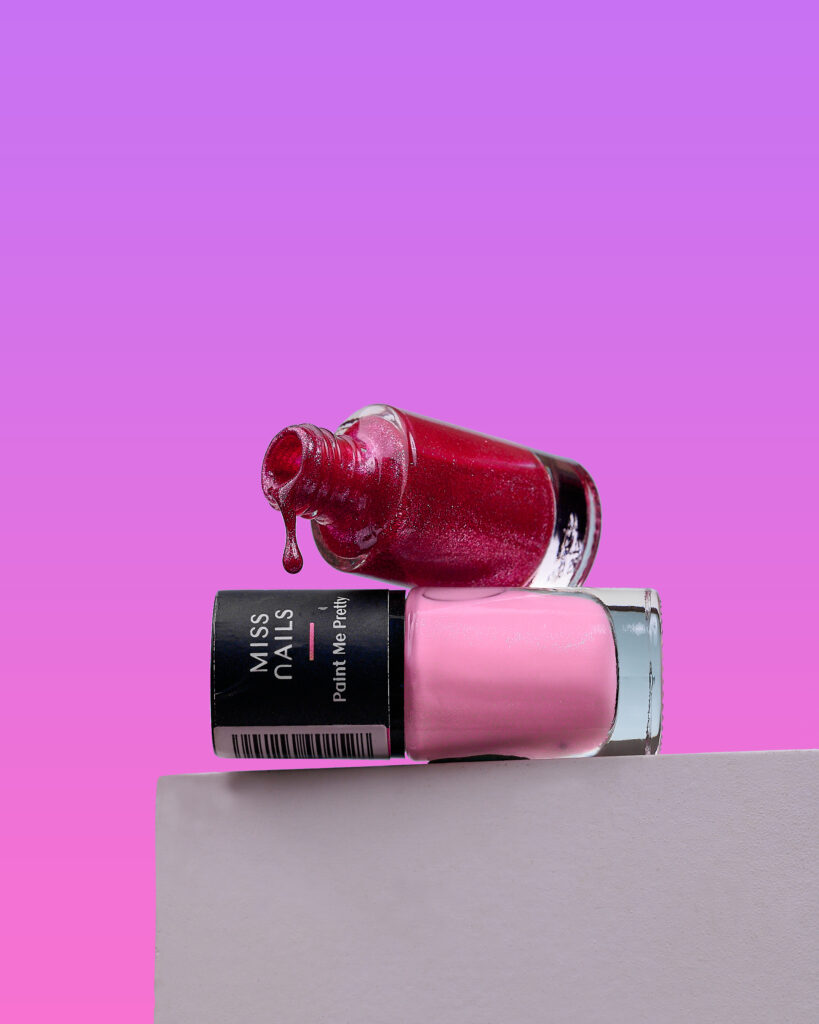 nail polish product photography